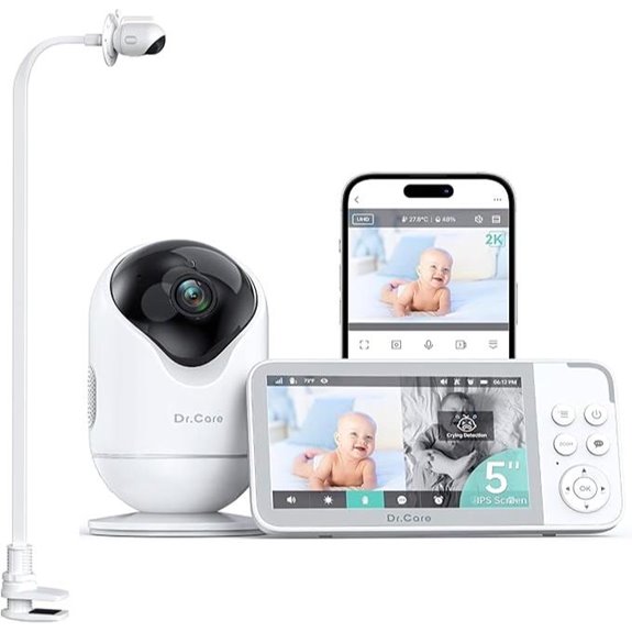 5 inch wifi baby monitor