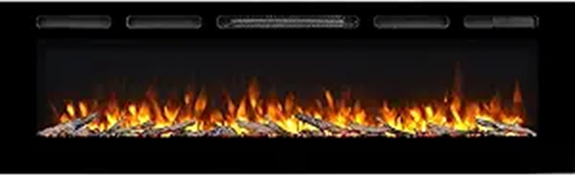 68 inch recessed fireplace