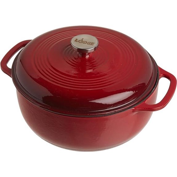 6 quart enamel dutch oven
