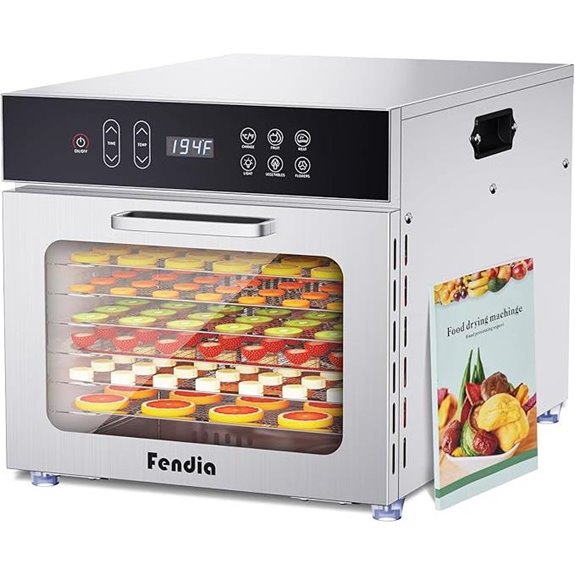 7 tray 600w food dehydrator