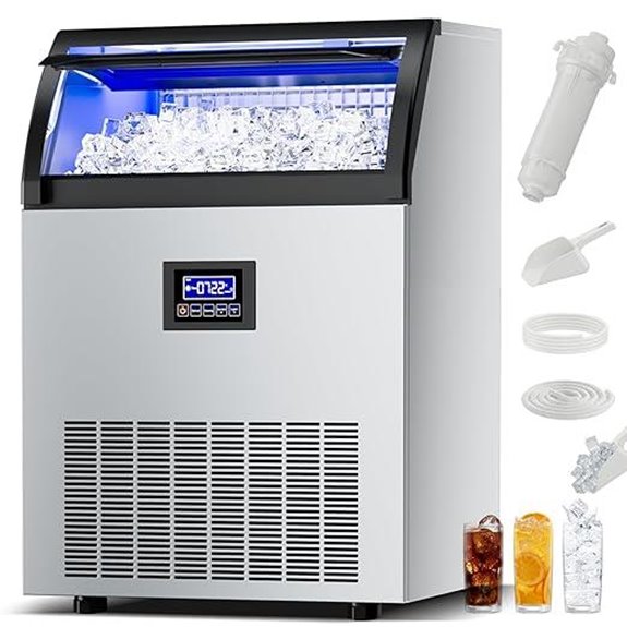 80lb storage stainless steel