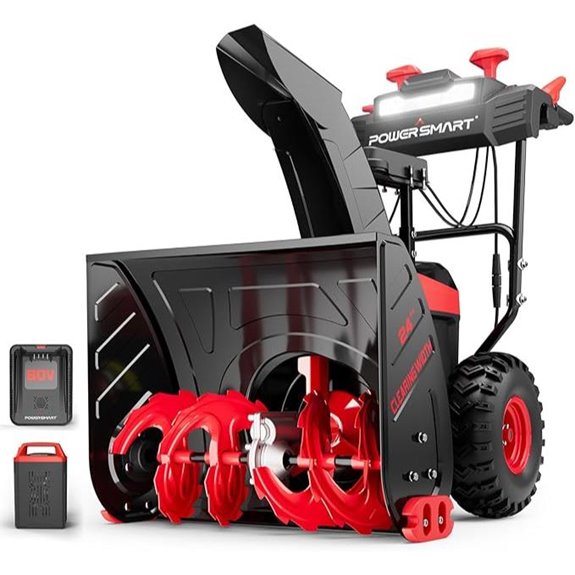 PowerSmart 80V 24in. Self-Propelled Cordless Snow Blower
