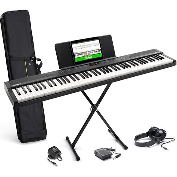 Alesis 88-Key Digital Piano Bundle with Accessories
