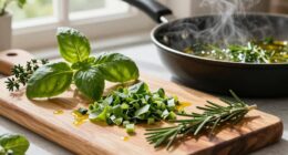 add herbs at optimal times