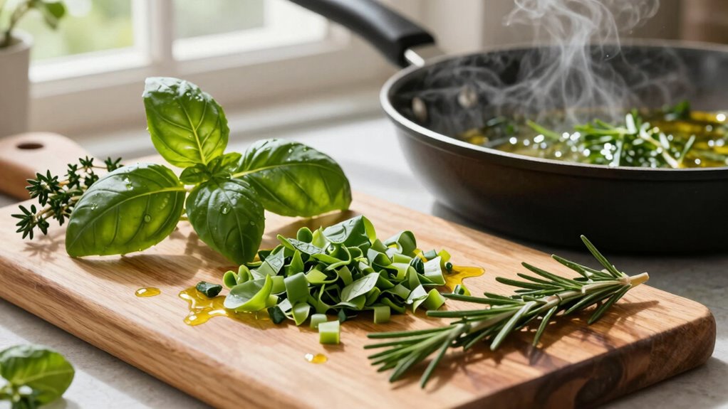 add herbs at optimal times