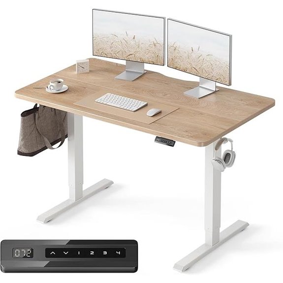 FEZIBO Electric Sit-Stand Desk 48x24 Inches
