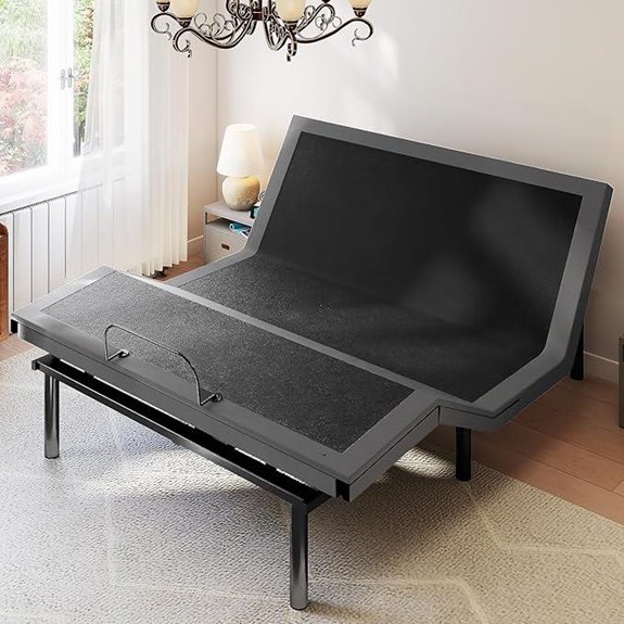 adjustable bed with remote
