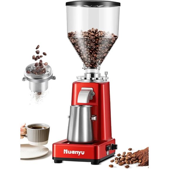 adjustable burr coffee grinder