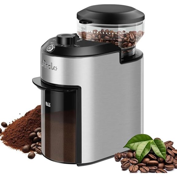 adjustable burr coffee grinder