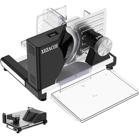 adjustable electric meat slicer