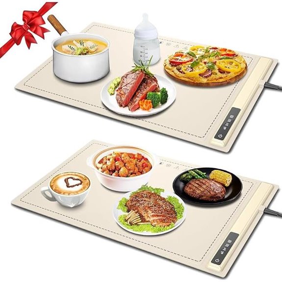 adjustable electric warming tray