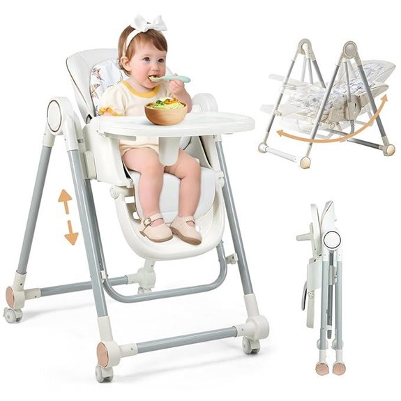 adjustable foldable baby chair