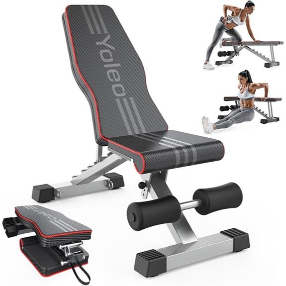 adjustable foldable workout bench