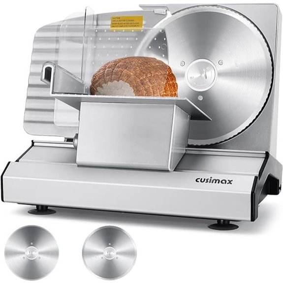 adjustable thickness meat slicer