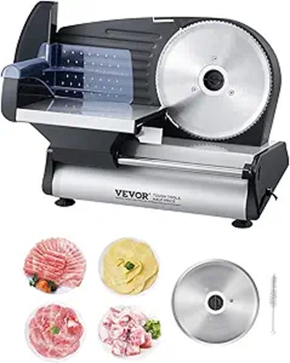 adjustable thickness meat slicer