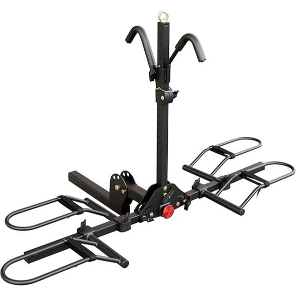 Young 2-Bike Hitch Rack with Tilt & Fold