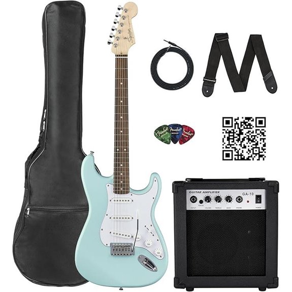 Fender Squier Stratocaster Electric Guitar Bundle