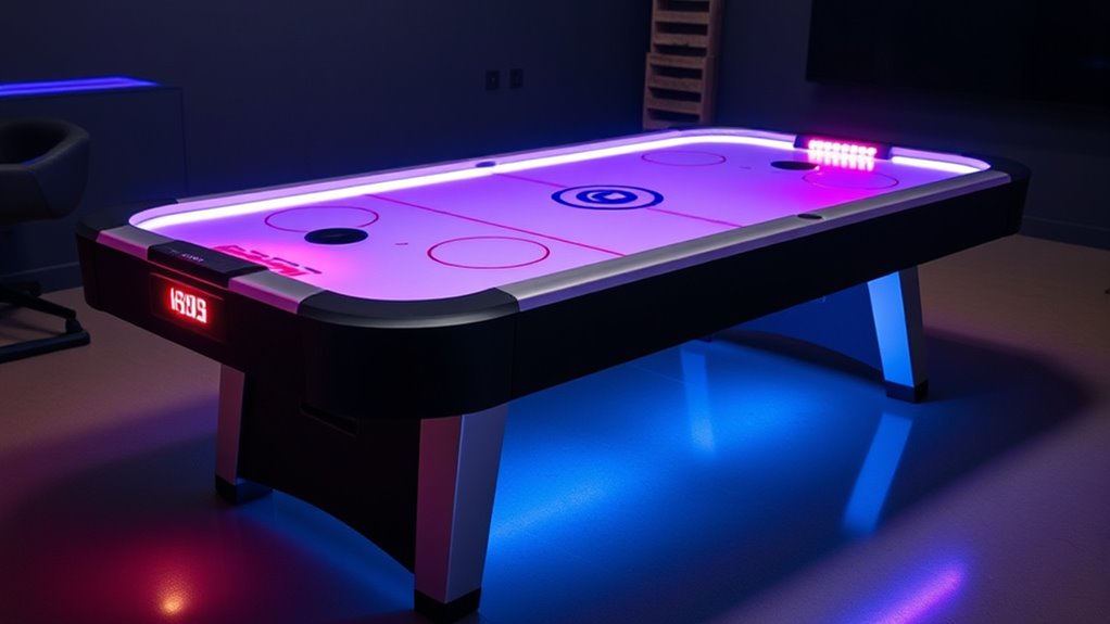 air hockey table selection factors