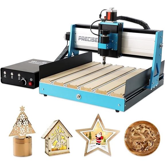 CNC Router Machine 3-Axis All-Metal with Linear Rail