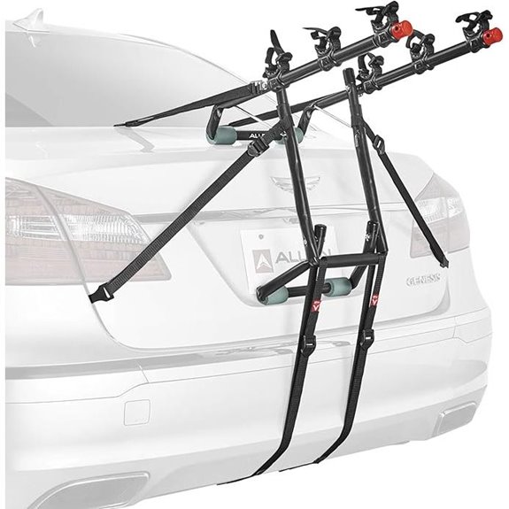 Allen Sports Deluxe Trunk Mount 3-Bike Carrier Model 103DN-R Black