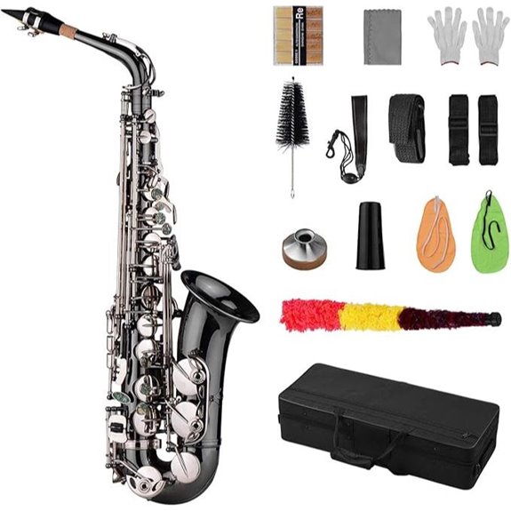 Eb Alto Saxophone with Accessories and Carrying Case