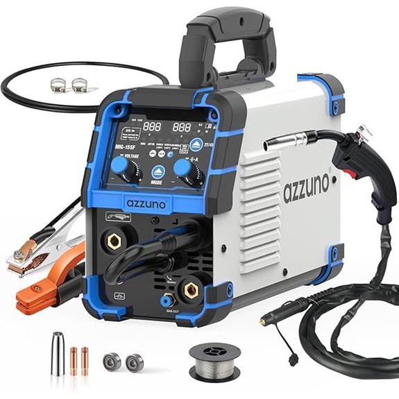 AZZUNO 155Amp Aluminum MIG Welder Multi-Process