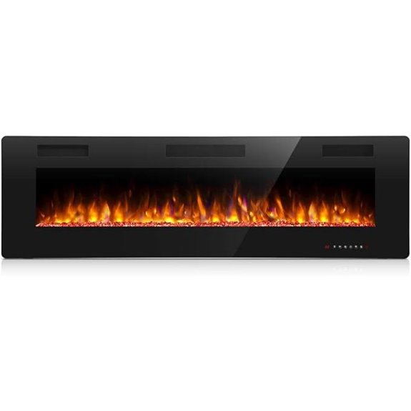 Antarctic Star 42 Recessed & Wall Mount Electric Fireplace