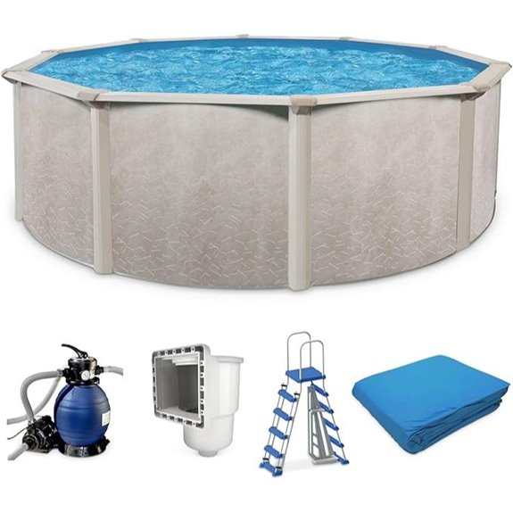 aquarian steel frame pool
