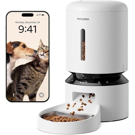 automated pet food dispenser