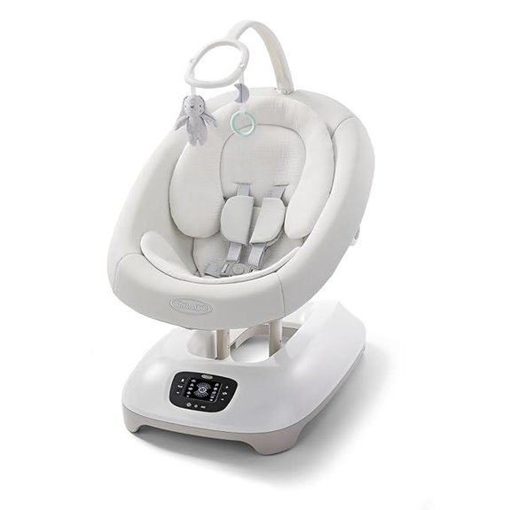 baby swing with cry detection