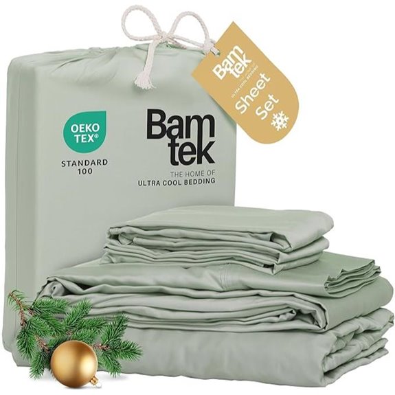 Bamboo California King Sheets 4-Piece Cooling Bedding