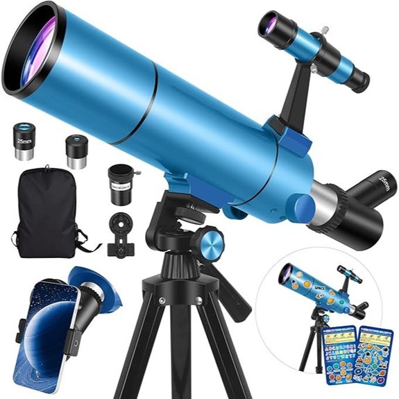 beginner s refractor telescope set