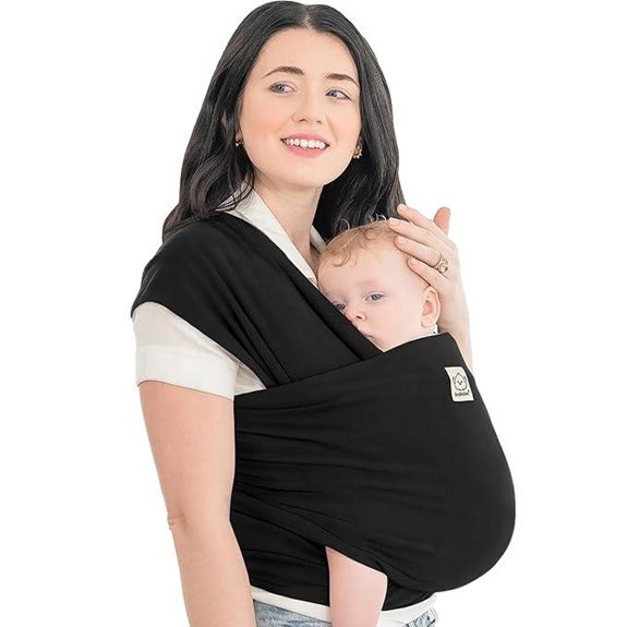 black baby wrap carrier