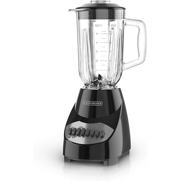 black decker glass blender