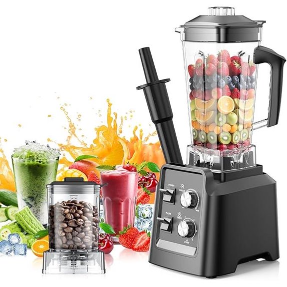 Blender for Smoothies with 68Oz Pitcher and Grinder