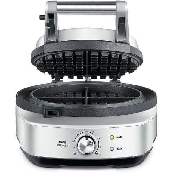 breville stainless steel waffle maker