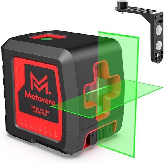 Self-Leveling Laser Level with Brightness & Waterproof Bag