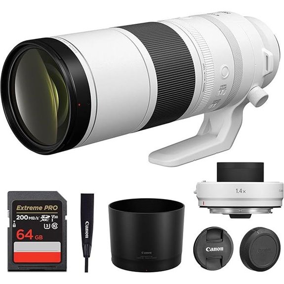 Canon RF 200-800mm Lens with Extender & Memory Card