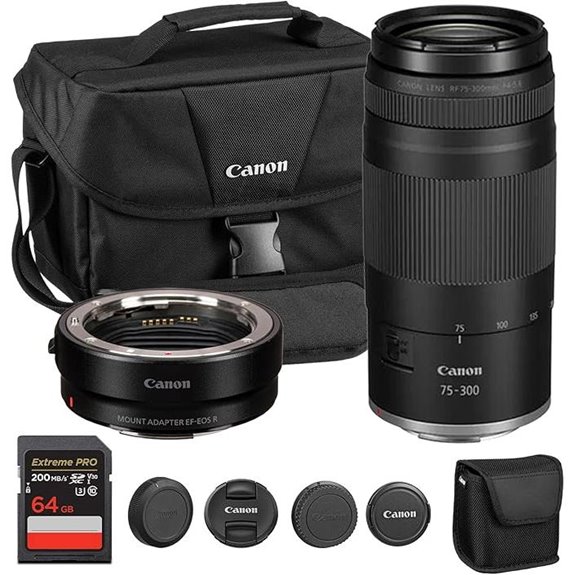 Canon RF 75-300mm Telephoto Zoom Lens Kit