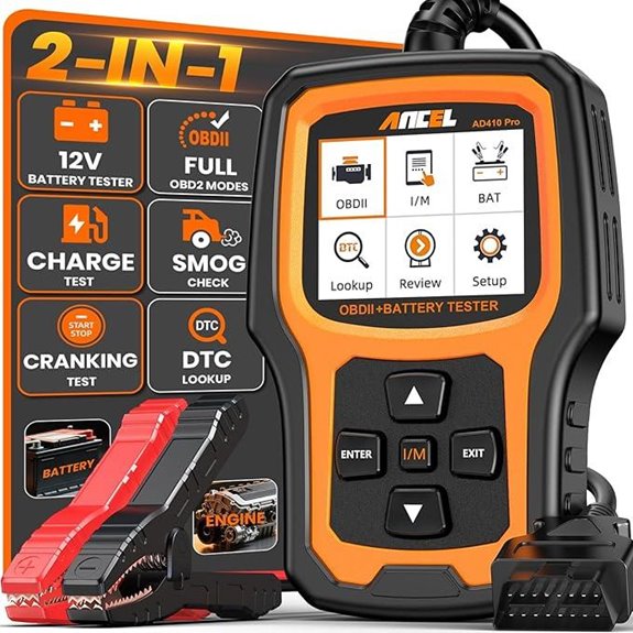 ANCEL AD410 PRO OBD2 Car Diagnostic & Battery Tester