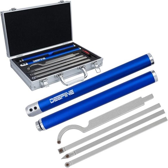 Carbide Wood Lathe Tool Kit with Aluminum Handle