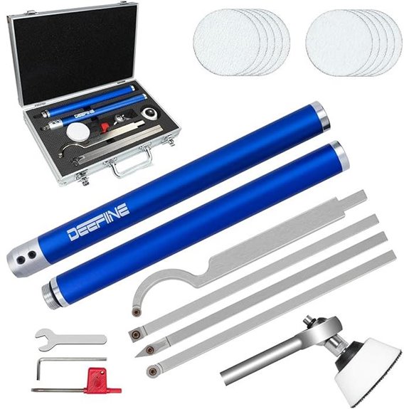 Carbide Tip Wood Lathe Tool Set with Accessories