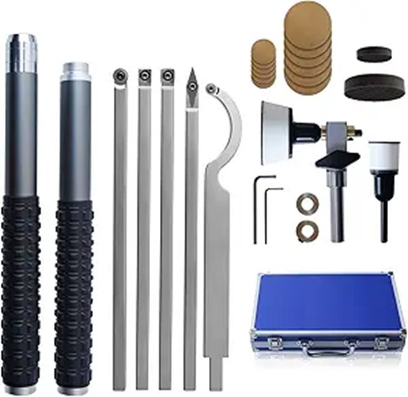 RUITOOL Carbide Wood Lathe Turning Tools Set
