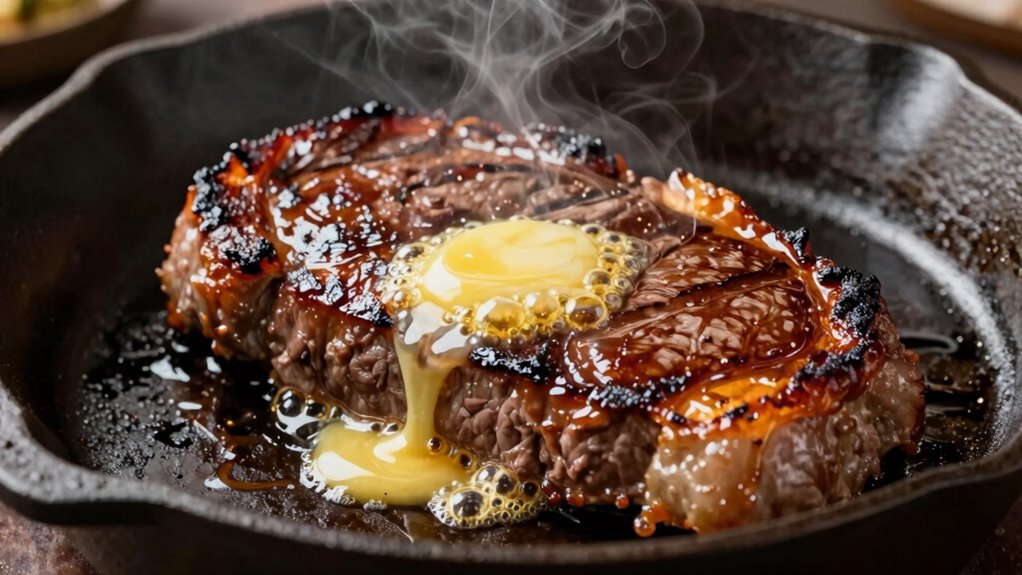 cast iron butter baste perfection