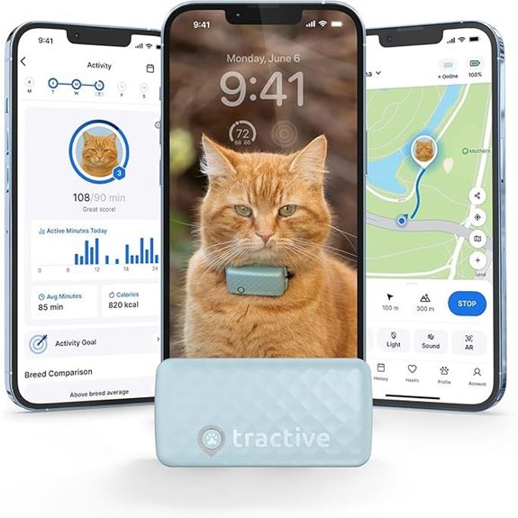 cat gps with health monitoring