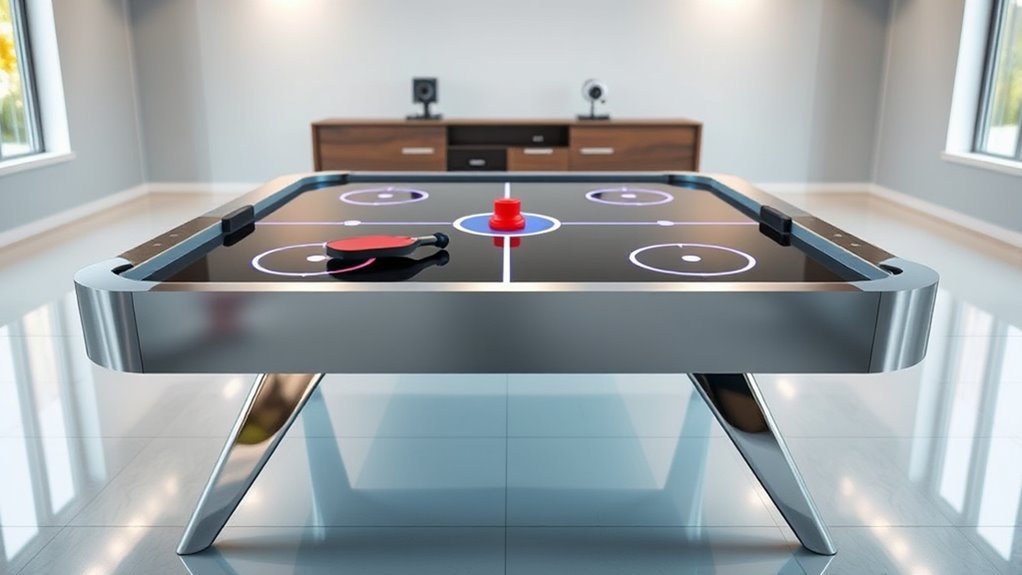 choosing durable feature rich air hockey table