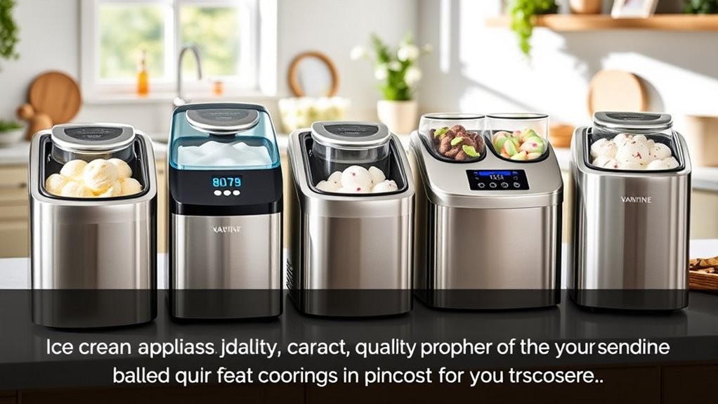 choosing ice cream maker features