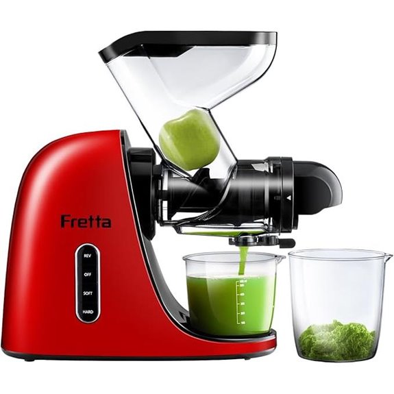Fretta Cold Press Juicer with Large Feed Chute
