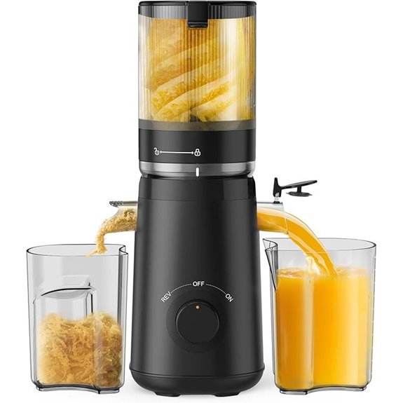 TUUMIIST Cold Press Juicer with Large Feed Chute