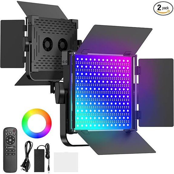 RGB LED Photography Lighting Kit with Effects